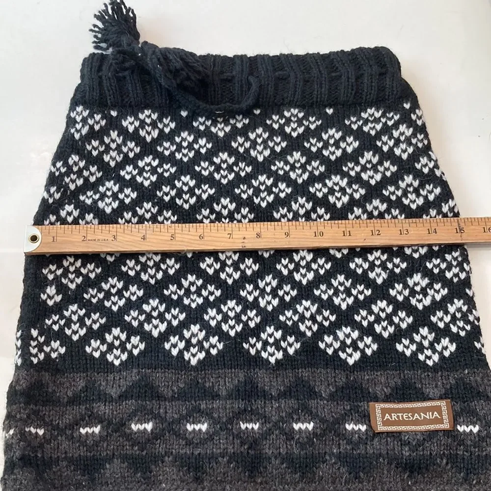 Artesania 100% alpaca skirt, fully lined size small_5